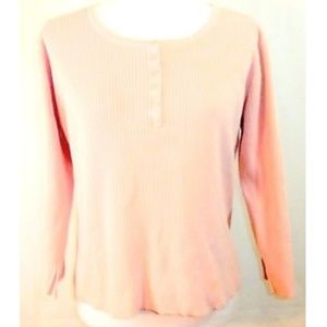 First Issue Liz Claiborne Women's XL Henley Top